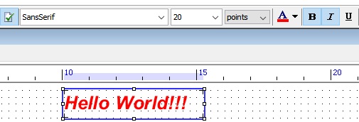 Write Text into Text Object