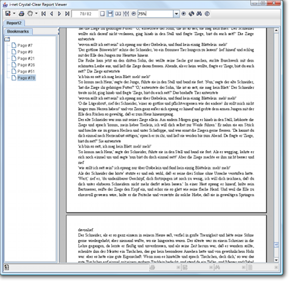 i-net Clear Reports Help: Java Viewer Programming Guide